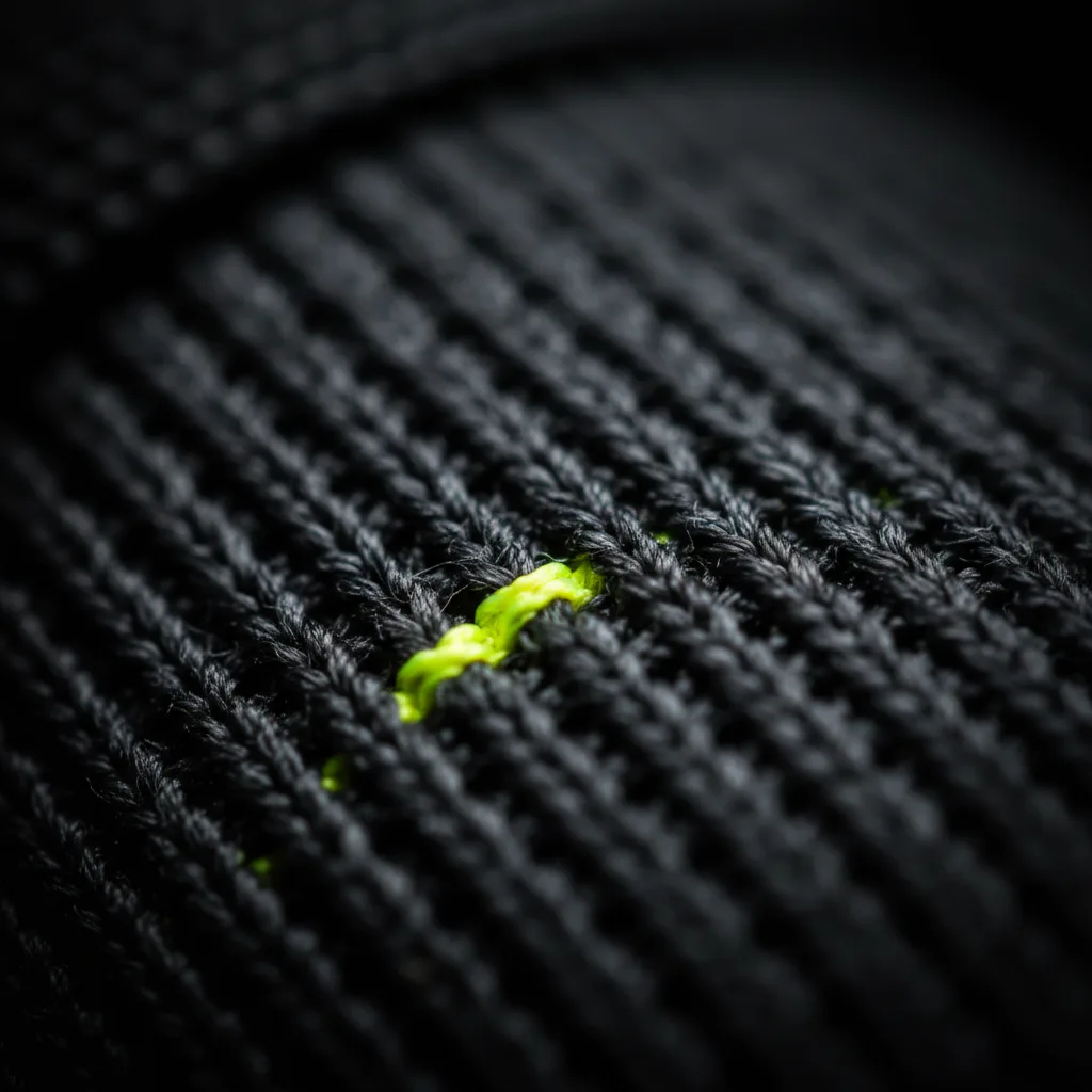 Knit fabric macro
