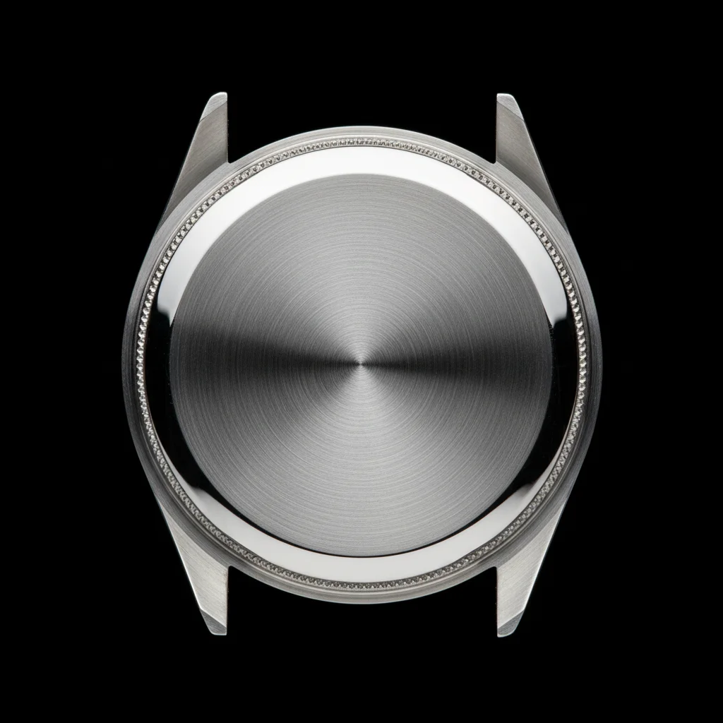Polished caseback